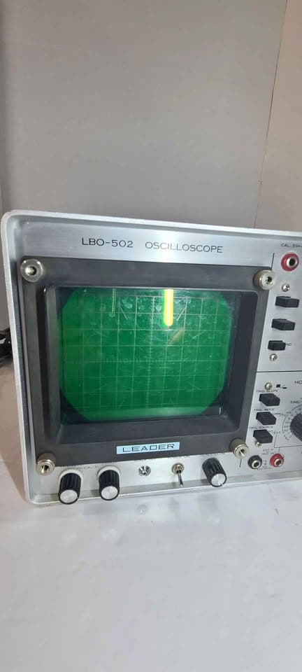 TEST - analog oscilloscope vintage LBO- 502