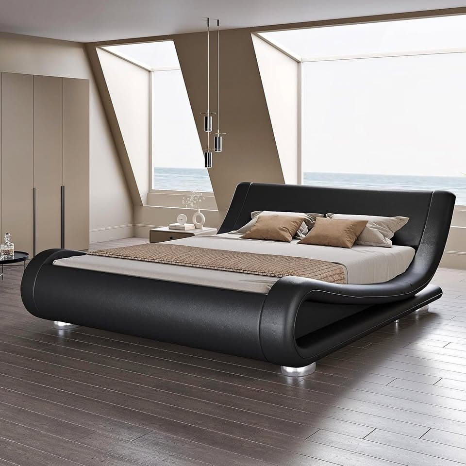 TEST - Queen Size Upholstered Bed Frame